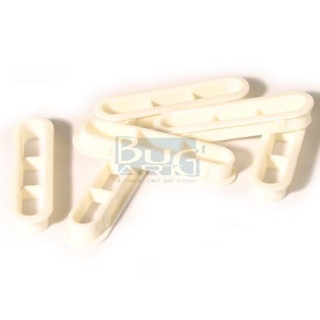 GRILLES AERATION LUNETTE AR. (6) blanc