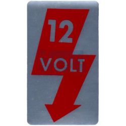 AUTOCOLLANT 12V MONTANT DE PORTE