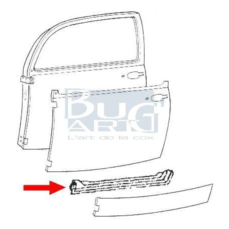 BAS DE PORTE INTERIEUR G. 65-