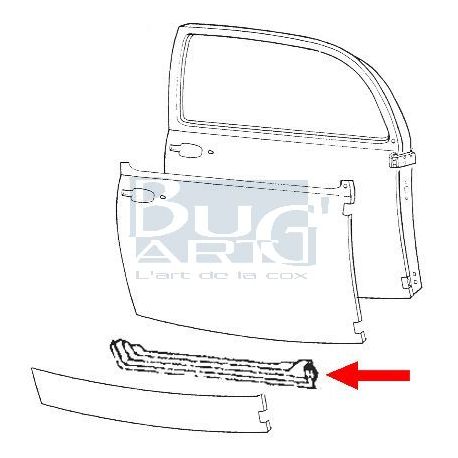 BAS DE PORTE INTERIEUR D. 65-