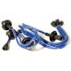 CABLES BOUGIES SILICONE BLEU