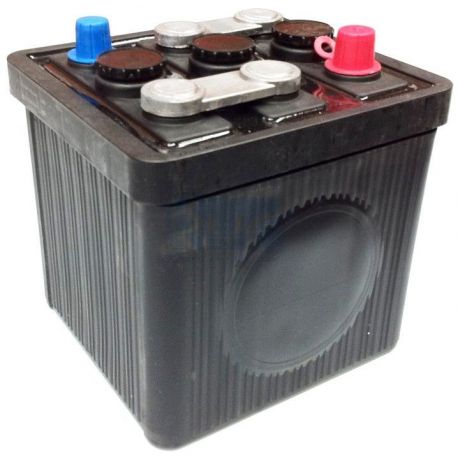 BATTERIE 6 VOLTS NOIRE VIDE