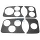 SUPPORT 3x52mm VDO  GAUCHE