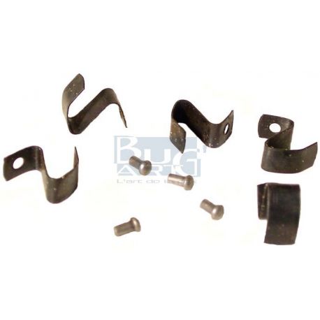 KIT CLIPS et RIVETS ENJOLIVEUR set 1 jante