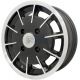JANTE GASBURNER 5.5x15  4x130 NOIRE ET POLIE