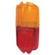 VERRE FEU AR. -59   ROUGE/ORANGE pce