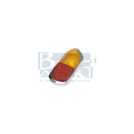 VERRE FEU AR. -59  RGE/ORANG/CHROME pce