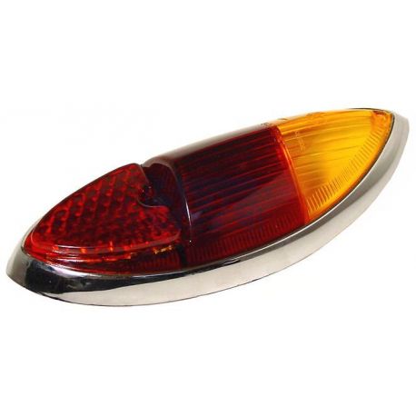 VERRE FEU AR. 60-69  ROUGE/ORANGE pce