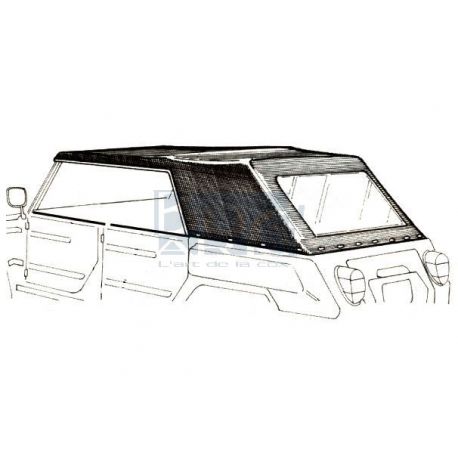 CAPOTE  VW 181 NOIR VINYL BQ TMI