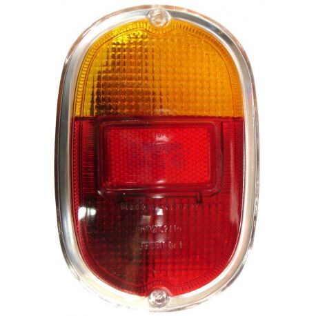 VERRE FEU ARR. 61-72 T2 roug/orang/chrome HELLA