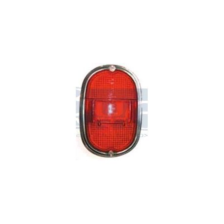 VERRE FEU ARR. 61-72 T2 roug/roug/chrome HELLA