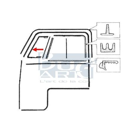 JOINT DEFLECTEUR D. T2 53-67