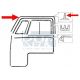 SET DE DEUX JOINTS DANS CADRE VITRE T2 55-67