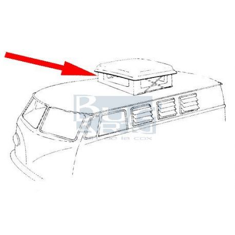 TOILE DE TOIT WESTFALIA 8/63-67