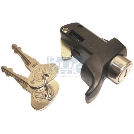 SERRURE ET CLE CAPOT MOT. T2  72-79  NOIR