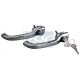 POIGNEES DE PORTE A/ CLE  T2 63-68 paire