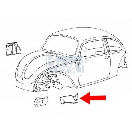 PARE-BOUE AVANT 1302/03 G.