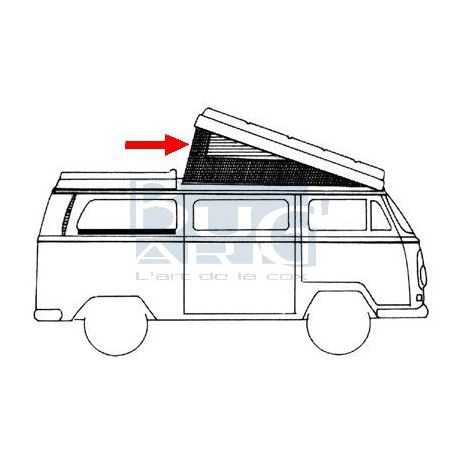 TOILE DE TOIT WESTFALIA 68-7/72
