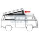 TOILE DE TOIT WESTFALIA 8/72-79