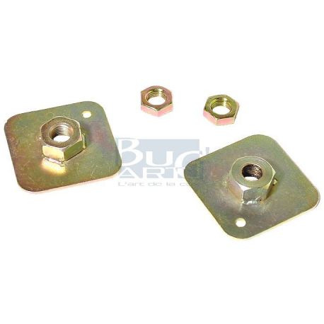 SET DE 2 PLAQUES DE FIXATION DE CEINTURES