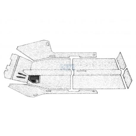 KIT TAPIS T3 61-72 NOIR