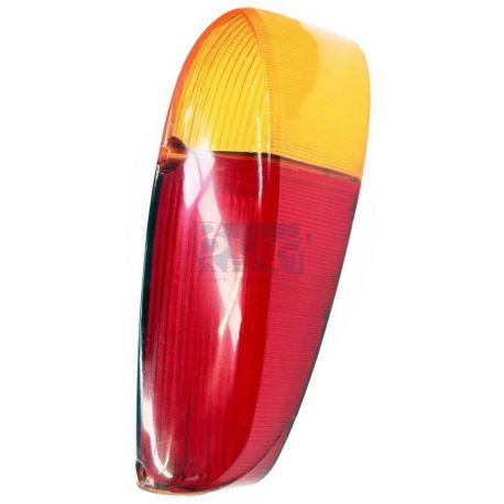 VERRE FEU AR. T3-69 BOMBE rouge/orange