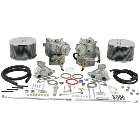 KIT CARBU DOUBLE EMPI/KADRON 40MM T4