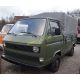 VW Transporter T3 PickUp - Vert - 1980 - moteur 70ch