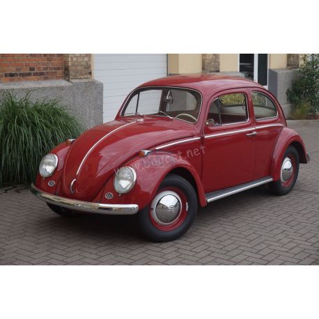 (Vendue) VW Coccinelle 1200 rouge 1964