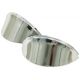 CASQUETTES PHARE CHROME LISSE 68-paire