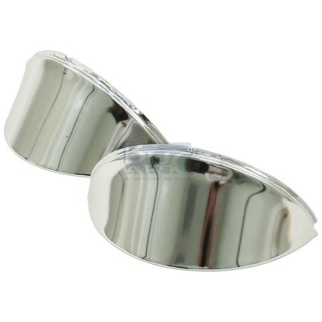 CASQUETTES PHARE CHROME LISSE 68-paire