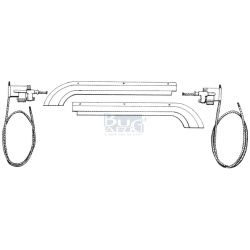 PLASTIQUE TOIT OUVRANT GAUCHE