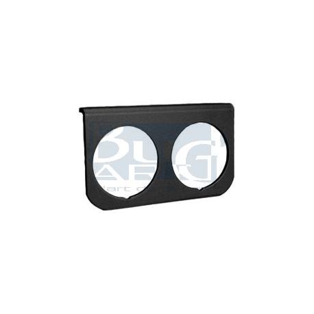 SUPPORT DE MANOMETRE DIA 52MM NOIR 2 TROUS