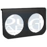 SUPPORT DE MANOMETRE DIA 52MM NOIR 2 TROUS