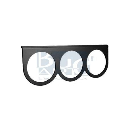 SUPPORT DE MANOMETRE DIA 52MM NOIR 3 TROUS