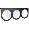 SUPPORT DE MANOMETRE DIA 52MM NOIR 3 TROUS