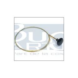 CABLE DE CAPOT MOTEUR 56-74 BOUTON NOIR