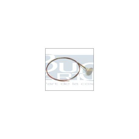 CABLE DE CAPOT MOTEUR 56-74 BOUTON BLANC