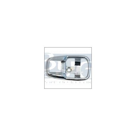 CONTOUR GACHE DE PORTE CHROME EN PLASTIQUE paire