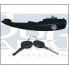 POIGNEE PORTE 68- A/CLEFS NOIRE