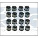 CACHES BOULONS 19mm CHROME (20)