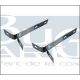 FERRURES P.C. -67 AV. CHROME paire