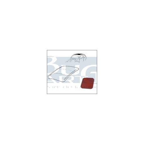 TOILE DECOUVRABLE VINYL 57-63 RUBY-RED