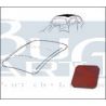 TOILE DECOUVRABLE VINYL 57-63 RUBY-RED