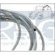JONC CHROME POUR GOUTTIERE 2 cotés