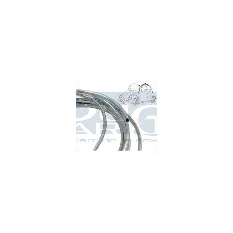JONC CHROME POUR GOUTTIERE 2 cotés