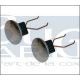COUVRE SUPPORT CRIC CHROME Paire