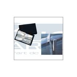 COUVRE CHARNIERE CHROME 4pc