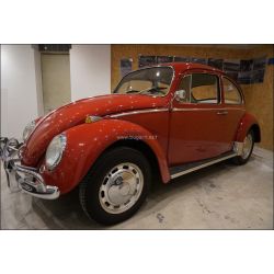 VW Coccinelle 1300 rouge rubis 1966