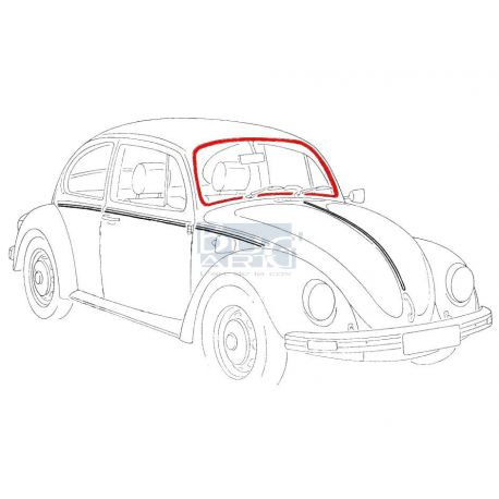 JOINT PAREBRISE LUXE 58-64  ORIGINE préformé